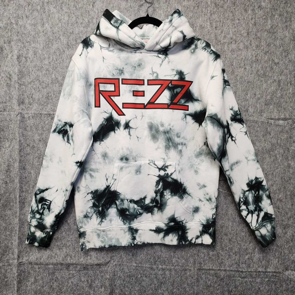Rezz Hoodie Coiled Snake Hoodie Men Small Tie-Dye Oversized DJ Rezz RARE Graphic - Picture 2 of 9